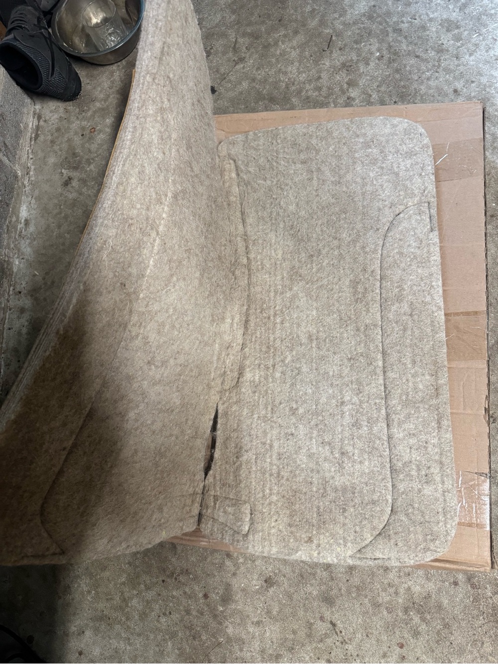 Weaver 30x30 Wool Western Pad NWT - Picture 3 of 3
